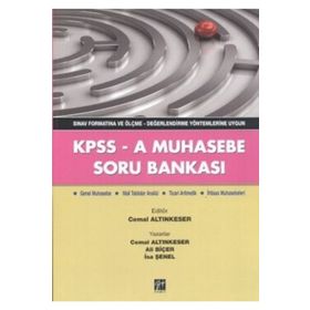 KPSS - A MUHASEBE SORU BANKASI SINAV FORMATINA VE ÖLÇME - DEĞERLENDİRME YÖNTEMLERİNE UYGUN - KOLEKTIF