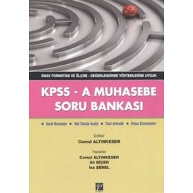 KPSS - A MUHASEBE SORU BANKASI SINAV FORMATINA VE ÖLÇME - DEĞERLENDİRME YÖNTEMLERİNE UYGUN - KOLEKTIF