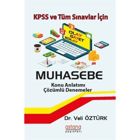 KPSS A ve Kurum Sınavları için Muhasebe Hocası - Sorubankası.net Yayınları