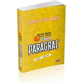 KPSS ALES DGS Dizayn Yeni Nesil Sorularla Paragraf Soru Bankası Data Yayınları