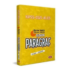 KPSS ALES DGS Dizayn Yeni Nesil Sorularla Paragraf Soru Bankası Data Yayınları