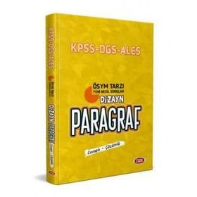 KPSS ALES DGS Dizayn Yeni Nesil Sorularla Paragraf Soru Bankası Data Yayınları