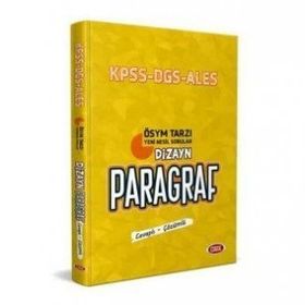 KPSS ALES DGS Dizayn Yeni Nesil Sorularla Paragraf Soru Bankası Data Yayınları