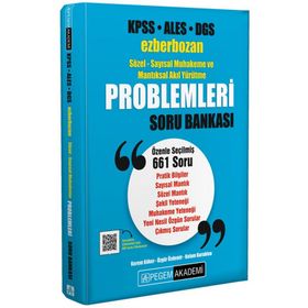 KPSS ALES DGS Ezberbozan Sözel-Sayısal Muhakeme ve Mantıksal Akıl Yürütme Problemleri Soru Bankası - Pegem Yayınları