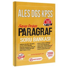 KPSS ALES DGS Paragraf Soru Bankası Veri Yayınevi-Doktrin Yayınları