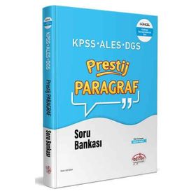 Kpss Ales Dgs Prestij Paragraf Soru Bankası - Editör Yayınları