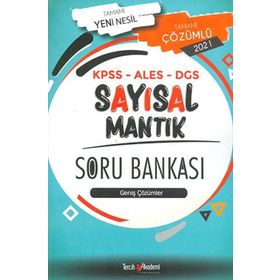 KPSS ALES DGS Sayısal Mantık Tamamı Çözümlü Soru Bankası 2021-Tercih Akademi Yayınları