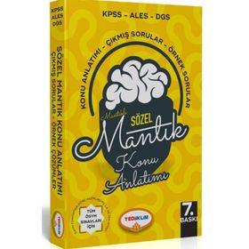 KPSS ALES DGS Sözel Mantık Konu Anlatımı Yediiklim Yayınları