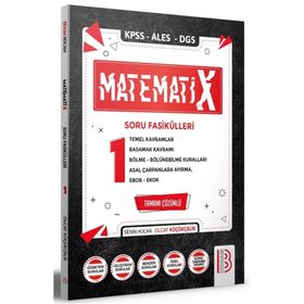 KPSS ALES DGS TYT Matematix Soru Fasikülleri 1 Benim Hocam Yayınları