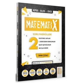 KPSS ALES DGS TYT Matematix Soru Fasikülleri 2 Benim Hocam Yayınları
