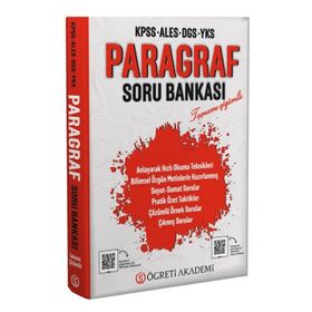Kpss Ales Dgs Yks Paragraf Soru Bankası Öğreti Akademi