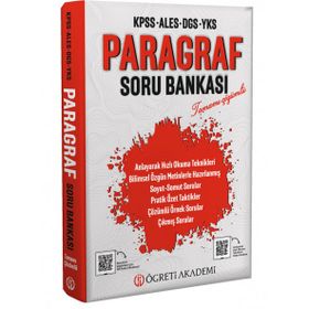 Kpss Ales Dgs Yks Paragraf Soru Bankası Öğreti Akademi