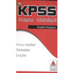 KPSS Anayasa- Vatandaşlık Strateji Kartları Delta Kültür-Eğitim