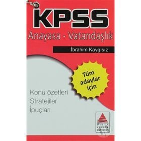 KPSS Anayasa- Vatandaşlık Strateji Kartları Delta Kültür-Eğitim