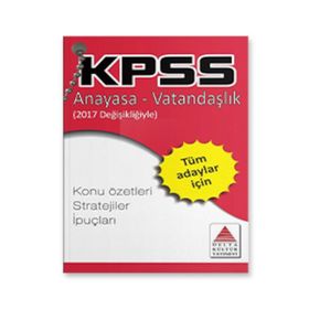 KPSS Anayasa Vatandaşlık Strateji Kartları - Delta Kültür Yayınevi
