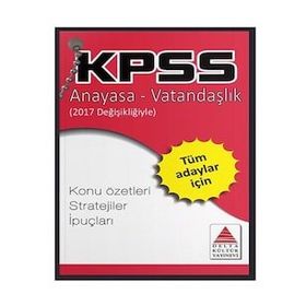 KPSS Anayasa Vatandaşlık Strateji Kartları - Delta Kültür Yayınevi
