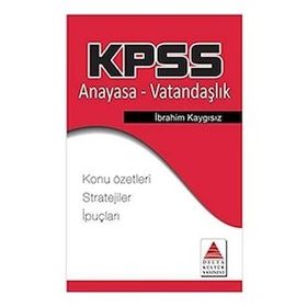 KPSS Anayasa Vatandaşlık Strateji Kartları - Delta Kültür Yayınevi