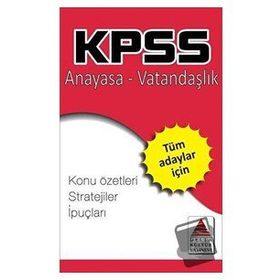 KPSS Anayasa Vatandaşlık Strateji Kartları - Delta Kültür Yayınevi