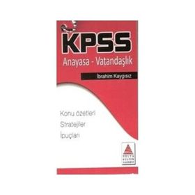 KPSS Anayasa-Vatandaşlık Strateji Kartları - Delta Kültür Yayınları