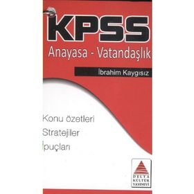 KPSS Anayasa-Vatandaşlık Strateji Kartları - Delta Kültür Yayınları