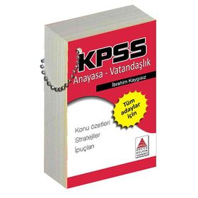 KPSS ANAYASA VATANDAŞLIK STRATEJI KARTLARI - İBRAHİM KAYGISIZ