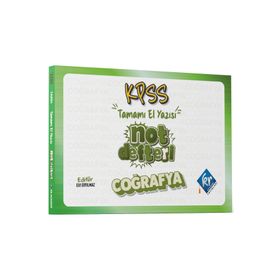 KPSS Coğrafya Konu Anlatımlı Not Defteri