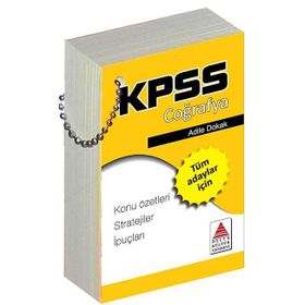 KPSS COĞRAFYA STRATEJI KARTLARI - ADILE DOKAK