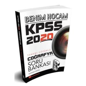 KPSS Coğrafya Tamamı Çözümlü Soru Bankası Benim Hocam Yayınları