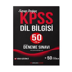 KPSS Dil Bilgisi Video Çözümlü 50 Deneme Sınavı - Dijital Hoca Akademi