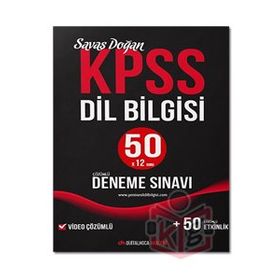 KPSS Dil Bilgisi Video Çözümlü 50 Deneme Sınavı - Dijital Hoca Akademi