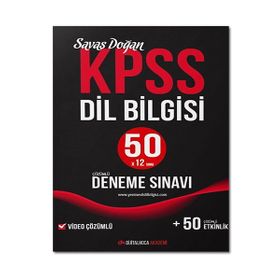 KPSS Dil Bilgisi Video Çözümlü 50 Deneme Sınavı - Dijital Hoca Akademi