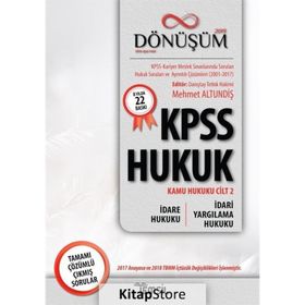 Kpss Dönüşüm Hukuk-İdare Hukuku İdari Yargılama Hukuku - Umuttepe Yayınevi