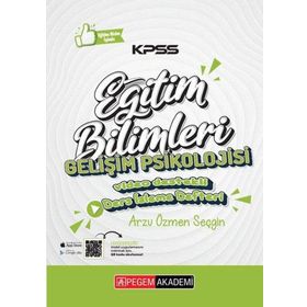 KPSS Eğitim Bilimleri Gelişim Psikolojisi Ders İzleme Defteri