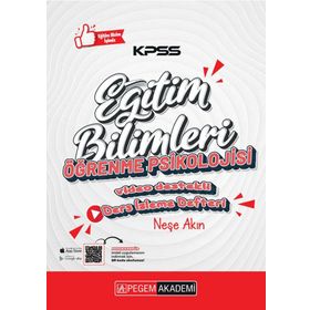 KPSS Eğitim Bilimleri Öğrenme Psikoloji Ders İzleme Defteri