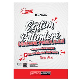 KPSS Eğitim Bilimleri Öğrenme Psikoloji Ders İzleme Defteri