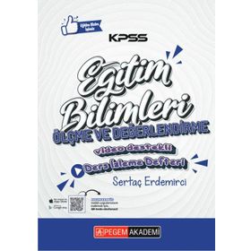 KPSS Eğitim Bilimleri Ölçme ve Değerlendirme Ders İzleme Defteri - Pegem Yayınları