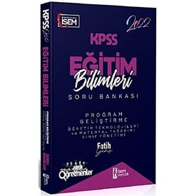 KPSS Eğitim Bilimleri Program Geliştirme Öğretim Teknolojileri ve Materyal Tasarımı Sınıf Yönetimi Soru Bankası