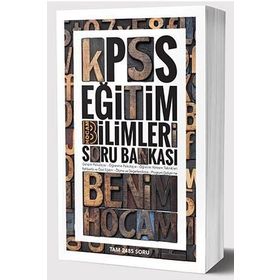 KPSS Eğitim Bilimleri Program Geliştirme Soru Bankası Benim Hocam Yayınları