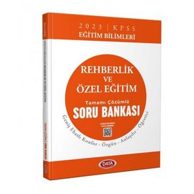 KPSS Eğitim Bilimleri Rehberlik ve Özel Eğitim Tamamı Çözümlü Soru Bankası - Data Yayınları