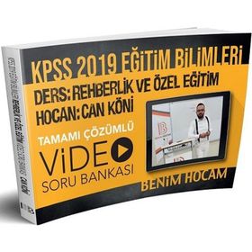 KPSS Eğitim Bilimleri Rehberlik ve Özel Eğitim Video Ders Notları 2021-Benim Hocam Yayınları