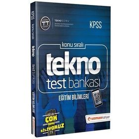 KPSS Eğitim Bilimleri Tekno Test Dijital Çözümlü-Uzman Kariyer Yayınları