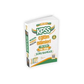 KPSS Eğitim Bilimleri Tüm Dersler Tek Kitap Tamamı Çözümlü Soru Bankası Anamorfik Yayınları