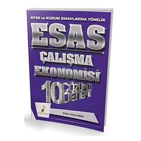 KPSS Esas Çalışma Ekonomisi 10 Çözümlü Deneme Erhan Arda Pelikan Tıp Teknik Yayınları