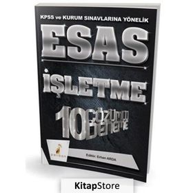 KPSS Esas İşletme 10 Çözümlü Deneme Erhan Arda Pelikan Tıp Teknik Yayınları