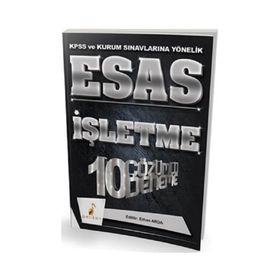 KPSS Esas İşletme 10 Çözümlü Deneme Erhan Arda Pelikan Tıp Teknik Yayınları