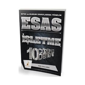 KPSS Esas İşletme 10 Çözümlü Deneme Erhan Arda Pelikan Tıp Teknik Yayınları