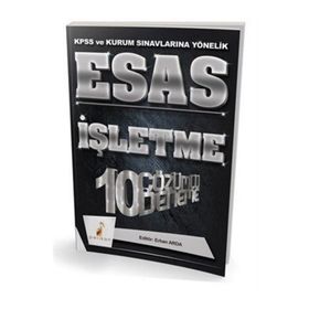 KPSS Esas İşletme 10 Çözümlü Deneme Erhan Arda Pelikan Tıp Teknik Yayınları