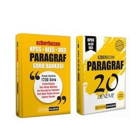 KPSS Ezberbozan Paragraf Soru ve Deneme Seti 2 Kitap - Pegem Yayınları
