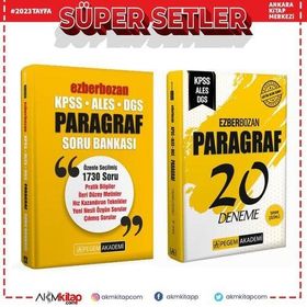 KPSS Ezberbozan Paragraf Soru ve Deneme Seti 2 Kitap - Pegem Yayınları