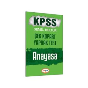 KPSS Genel Kültür Anayasa Çek Kopart Yaprak Test 2017 - kollektif